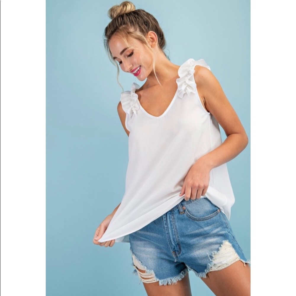 New Ruffle Detail Top! - Picture 2 of 6